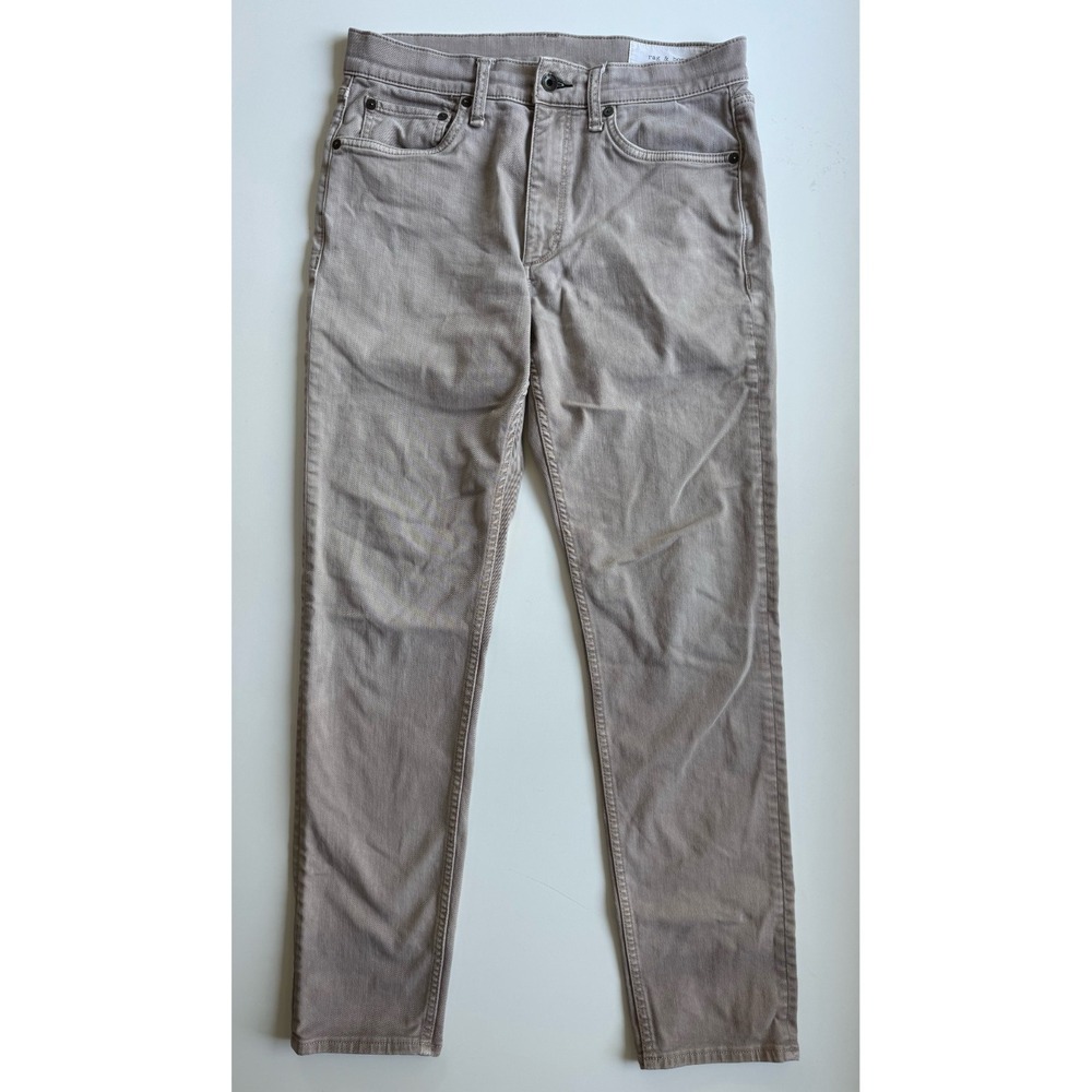 RAG & BONE‎ Fit 2 Slim Jean Mens 31x32 (31x30.5) Stretch Limestone Beige